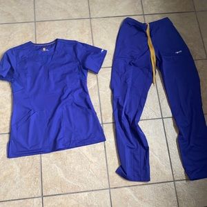 Full Set Carhartt Purple Scrubs